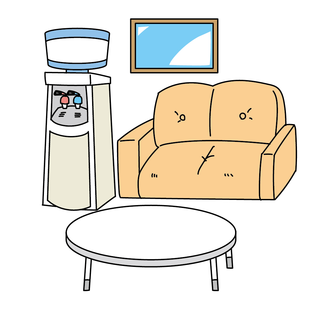 ウォーターサーバーを設置した部屋の風景 無料イラスト素材ならイラストック